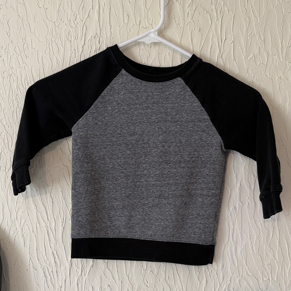 Cat & Jack Black and Gray Kids Sweatshirt